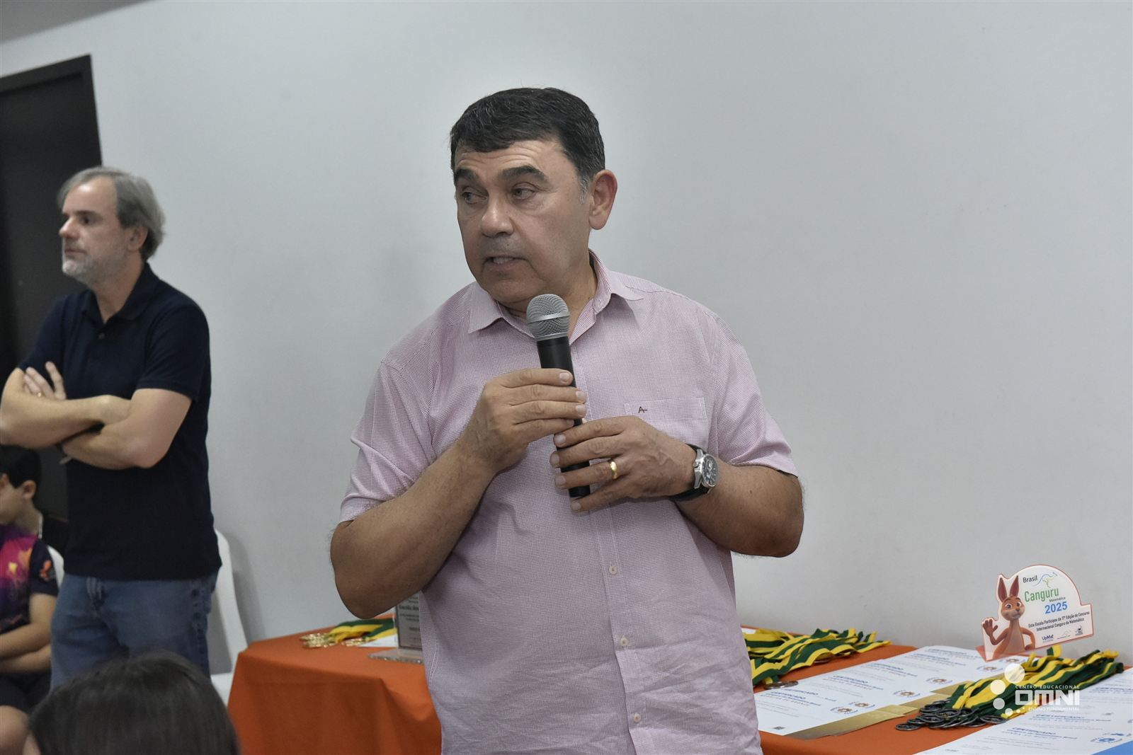 Cerimônia de premiação da Olimpíada Canguru de Matemática no OMNI